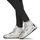Shoes Women High top trainers Karl Lagerfeld KREW KC Kollar Mid Boot White / Silver