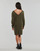 Clothing Women Short Dresses Ikks BV30405 Kaki