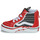 Shoes Boy High top trainers Vans TD SK8-Hi Zip Bolt Black / Red