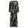 Clothing Women Long Dresses Desigual POPPY - LACROIX Black / Multicolour