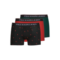 Underwear Men Boxer shorts Polo Ralph Lauren CLSSIC TRUNK 3 PACK Black / Red / Green