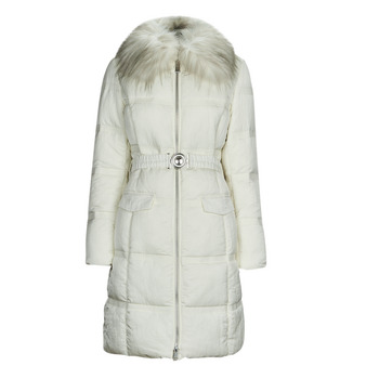 Guess MARISOL LONG BELTED JACKET White