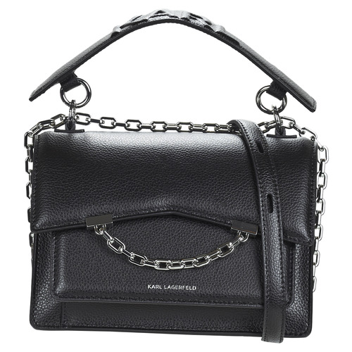 Bags Women Shoulder bags Karl Lagerfeld K/SEVEN GRAINY SB Black / Silver