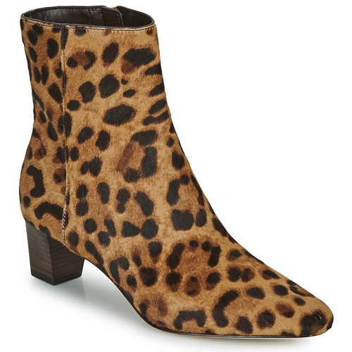 Shoes Women Ankle boots Lauren Ralph Lauren WILLA-BOOTS-BOOTIE Cognac