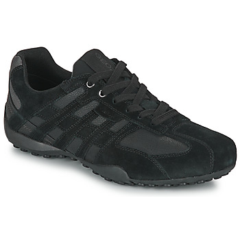 Shoes Men Low top trainers Geox UOMO SNAKE Black