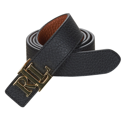 Accessorie Women Belts Lauren Ralph Lauren REV LRL 30 Black / Reversible / Cognac