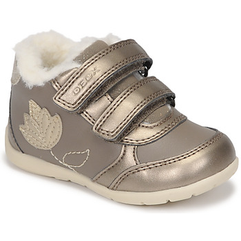 Shoes Girl Low top trainers Geox B ELTHAN GIRL B Gold