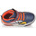 Shoes Boy High top trainers Geox J INEK BOY B Marine / Orange