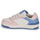 Shoes Girl Low top trainers Geox J WASHIBA GIRL D Pink / Beige / Blue