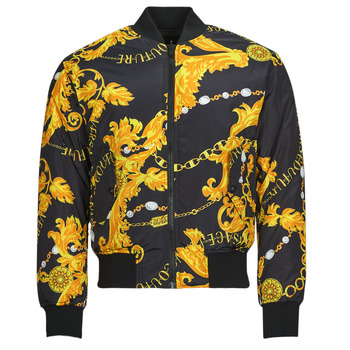 Clothing Men Blouses Versace Jeans Couture GASD04 Black / Reversible / Printed / Baroque