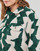 Clothing Women Blouses Volcom SILENT SHERPA JACKET White / Green