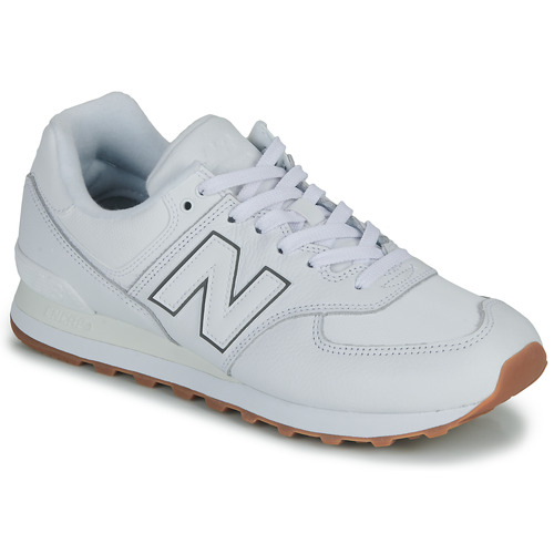 New Balance 574 White - Fast delivery  Spartoo Europe ! - Shoes Low top  trainers 105,60 €