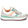 Shoes Women Low top trainers Levi's OATS REFRESH S White / Green / Orange