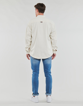 Tommy Jeans TJM CASUAL CORDUROY OVERSHIRT White