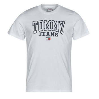 Clothing Men short-sleeved t-shirts Tommy Jeans TJM RGLR ENTRY GRAPHIC TEE White