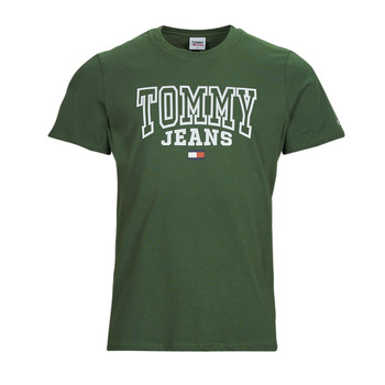 Clothing Men short-sleeved t-shirts Tommy Jeans TJM RGLR ENTRY GRAPHIC TEE Green