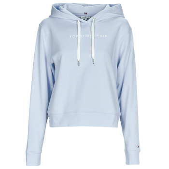 Tommy Hilfiger REG FROSTED CORP LOGO HOODIE Blue / Sky