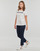 Clothing Women short-sleeved t-shirts Tommy Hilfiger REG MONOTYPE EMB C-NK SS White