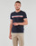 Clothing Men short-sleeved t-shirts Tommy Hilfiger RWB MONOTYPE CHEST STRIPE TEE Marine