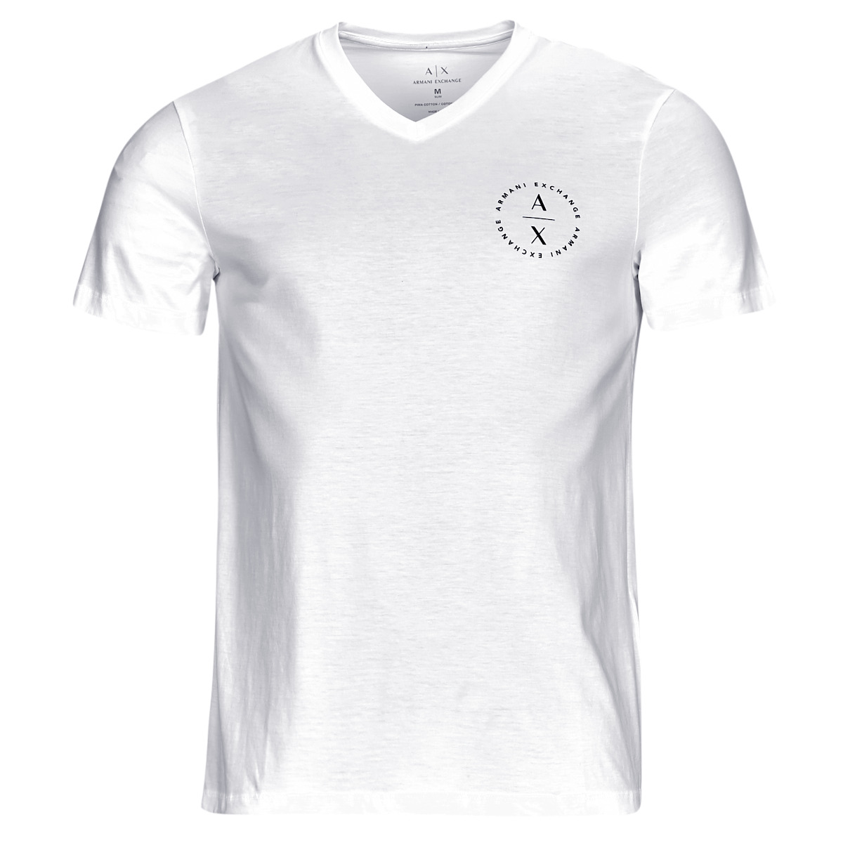 Clothing Men short-sleeved t-shirts Armani Exchange 6RZTBD White