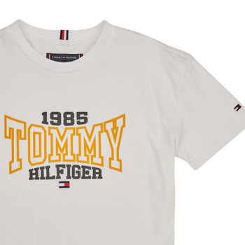 Tommy Hilfiger TOMMY 1985 VARSITY TEE S/S White