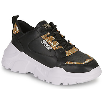 Shoes Women Low top trainers Versace Jeans Couture 75VA3SC2 Black / Gold