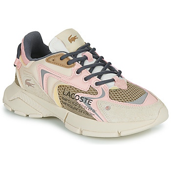 Shoes Women Low top trainers Lacoste L003 Pink / Beige / Brown