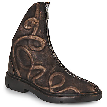 Shoes Women Mid boots Papucei GILLIAN Black / Brown