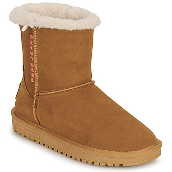 Shoes Women Mid boots Pepe jeans DISS FRESH W Camel