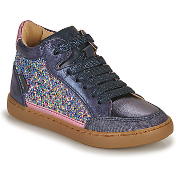Shoes Girl High top trainers Shoo Pom PLAY CONNECT Marine / Pink