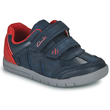 Shoes Boy Low top trainers Clarks REX PLAY T Marine / Red