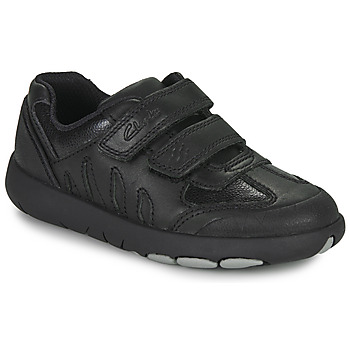 Shoes Boy Low top trainers Clarks REX STRIDE K Black