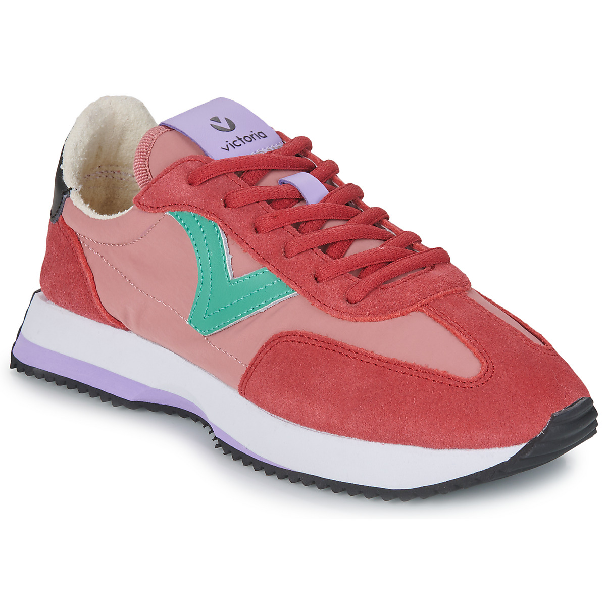 Shoes Women Low top trainers Victoria 1134104TEJA Red / Green