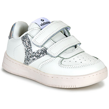Shoes Girl Low top trainers Victoria  White / Silver