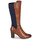 Shoes Women Boots Caprice 25519 Brown / Blue