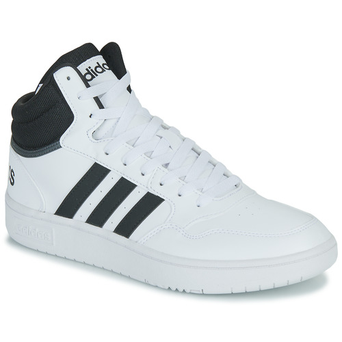 Shoes Men High top trainers Adidas Sportswear HOOPS 3.0 MID White / Black