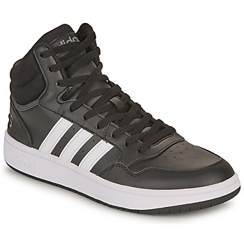 Shoes Men High top trainers Adidas Sportswear HOOPS 3.0 MID Black / White