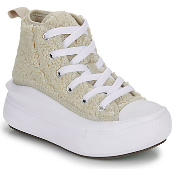 Shoes Girl High top trainers Converse CHUCK TAYLOR ALL STAR PLATFORM MOVE WARM WINTER ESSENTIALS Beige