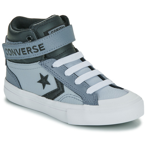 Shoes Boy High top trainers Converse PRO BLAZE STRAP VINTAGE ATHLETIC Grey / Black