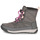 Shoes Girl Snow boots Sorel YOUTH WHITNEY II SHORT LACE WP Grey / Pink
