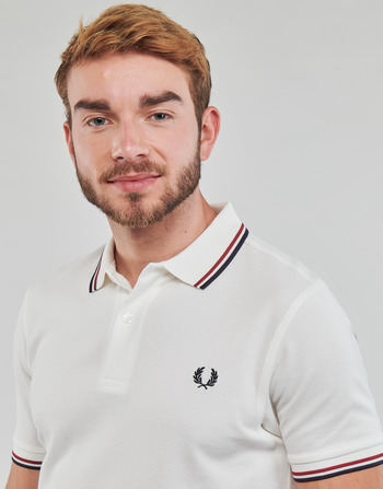 Fred Perry TWIN TIPPED FRED PERRY SHIRT White