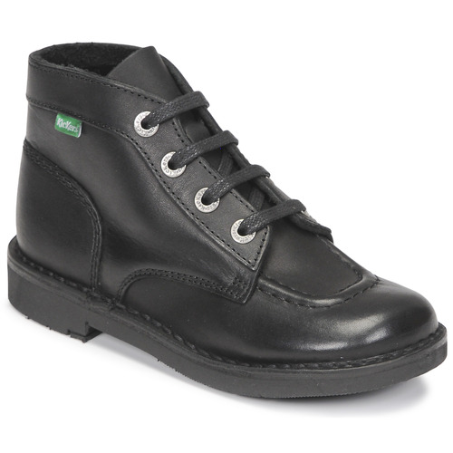 Kick Col black patent - girls and boys boots - Kickers ©