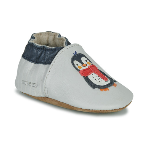 Shoes Boy Baby slippers Robeez COLD FRIEND Grey