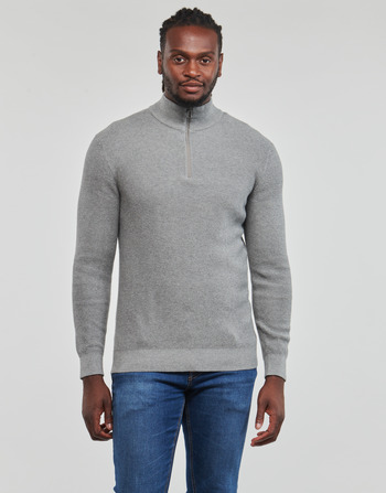 Clothing Men jumpers Esprit zip troyer Grey