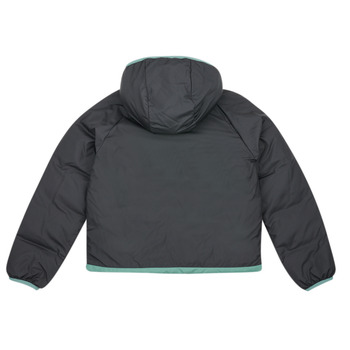 The North Face Boys North DOWN reversible hooded jacket Black / Green