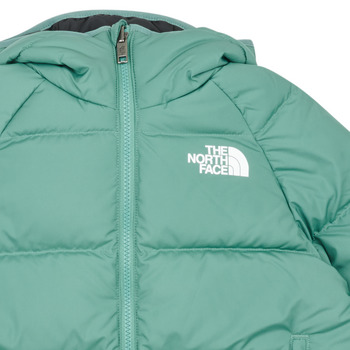 The North Face Boys North DOWN reversible hooded jacket Black / Green