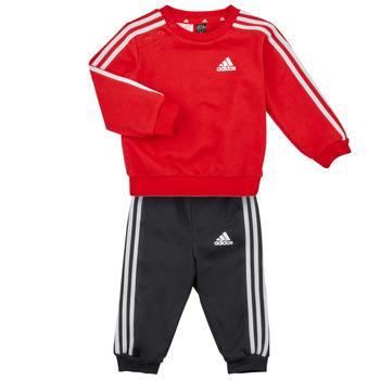 Clothing Boy Sets & Outfits Adidas Sportswear 3S JOG Red / White / Black