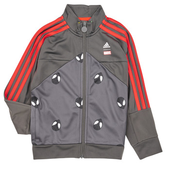 Clothing Boy sweaters Adidas Sportswear LB DY SM TT Grey / Black / Red