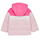 Clothing Girl Duffel coats Adidas Sportswear LK PAD JKT Fuschia / Multicolour