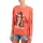 Clothing Women Tops / Sleeveless T-shirts Brigitte Bardot BB44075 Coral